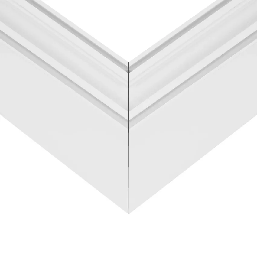 GLOBOSTAR® ALP-CORNER-SIDE90 LUMILINE  Επιφανειακό / Κρεμαστό Προφίλ Αλουμινίου Γωνία με Λευκό Γαλακτερό Πατητό Κάλυμμα για Ταινίες LED IP20 - Λευκό Ματ - Μ30 x Π3.5 x Υ7cm