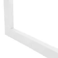 GLOBOSTAR® ALP-CORNER-IN90 LUMILINE  Επιφανειακό / Κρεμαστό Προφίλ Αλουμινίου Γωνία με Λευκό Γαλακτερό Πατητό Κάλυμμα για Ταινίες LED IP20 - Λευκό Ματ - Μ30 x Π3.5 x Υ7cm