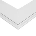 GLOBOSTAR® ALP-CORNER-IN90 LUMILINE  Επιφανειακό / Κρεμαστό Προφίλ Αλουμινίου Γωνία με Λευκό Γαλακτερό Πατητό Κάλυμμα για Ταινίες LED IP20 - Λευκό Ματ - Μ30 x Π3.5 x Υ7cm