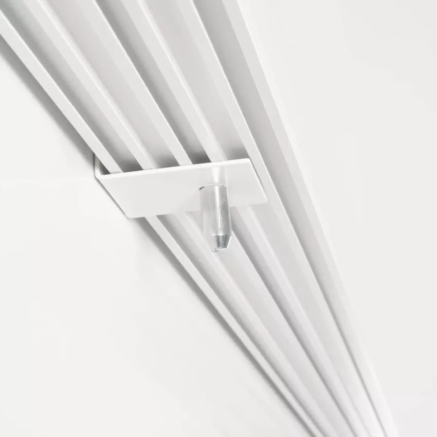 GLOBOSTAR® ALP-LINEAR BRIGHTRAIL -3M Επιφανειακό / Κρεμαστό Προφίλ Αλουμινίου με Λευκό Γαλακτερό Πατητό Κάλυμμα για Ταινίες LED IP20 - Λευκό Ματ - Μ300 x Π5 x Υ7.5cm