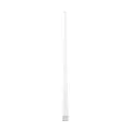 GLOBOSTAR® ALP-LINEAR BRIGHTRAIL -3M Επιφανειακό / Κρεμαστό Προφίλ Αλουμινίου με Λευκό Γαλακτερό Πατητό Κάλυμμα για Ταινίες LED IP20 - Λευκό Ματ - Μ300 x Π5 x Υ7.5cm