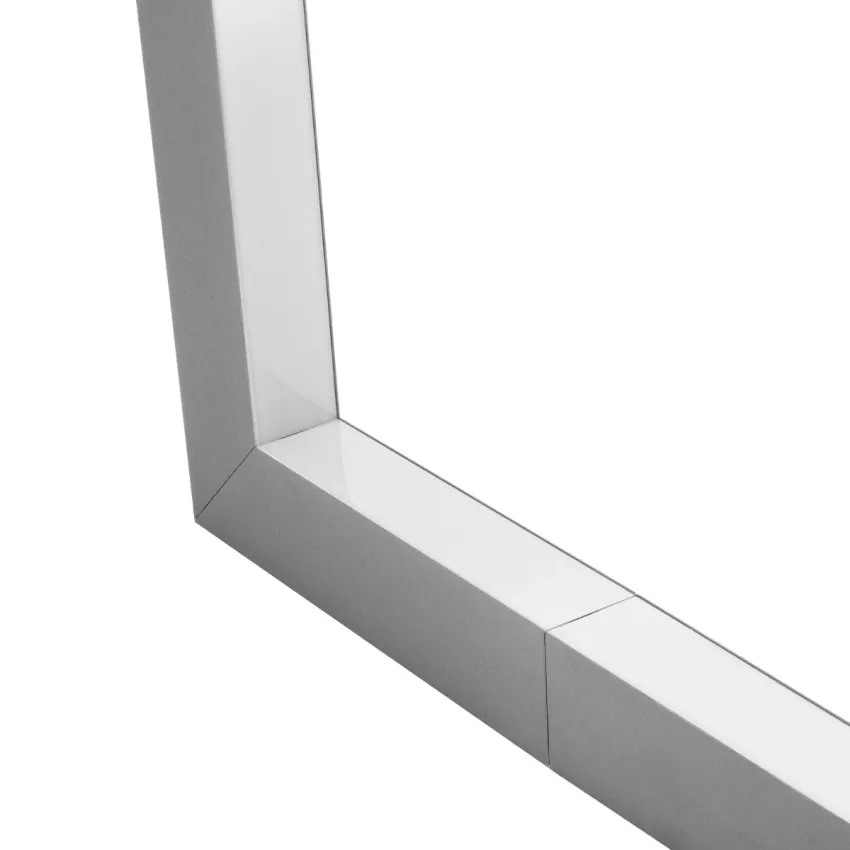 GLOBOSTAR® ALP-CORNER-IN90 BRIGHTRAIL  Επιφανειακό / Κρεμαστό Προφίλ Αλουμινίου Γωνία με Λευκό Γαλακτερό Πατητό Κάλυμμα για Ταινίες LED IP20 - Γκρι Ανθρακί Ματ - Μ30 x Π5 x Υ7.5cm