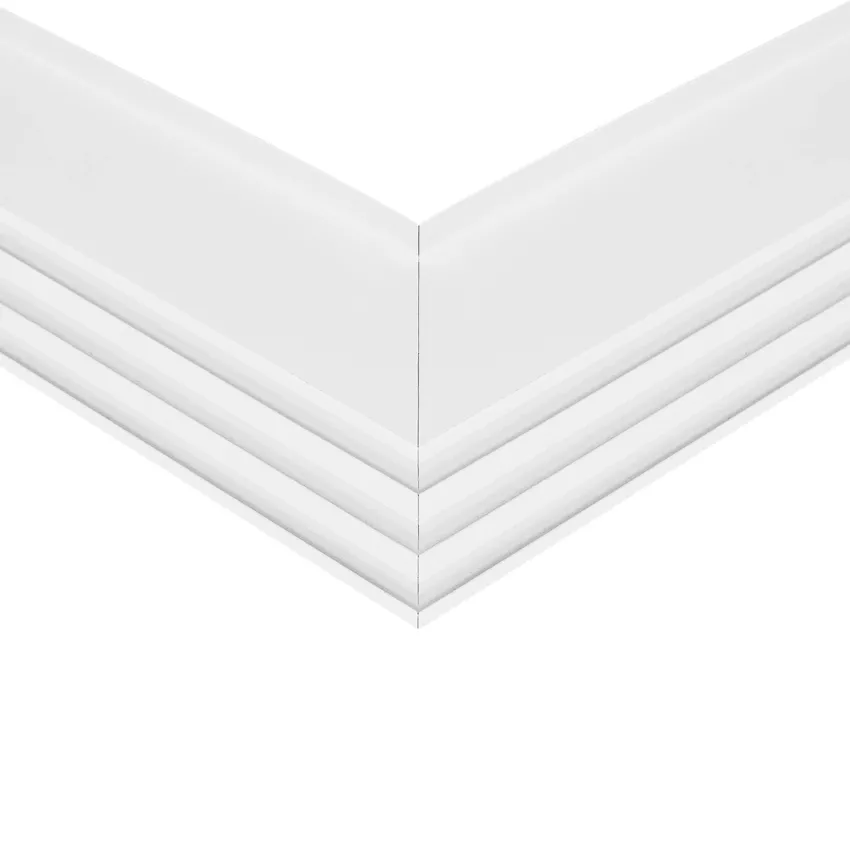 GLOBOSTAR® ALP-CORNER-IN90 RECESSA  Χωνευτό Προφίλ Αλουμινίου Γωνία με Λευκό Γαλακτερό Πατητό Κάλυμμα για Ταινίες LED IP20 - Λευκό Ματ - Μ30 x Π3.5 x Υ4cm