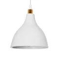 RADE  Vintage Κρεμαστό Φωτιστικό Καμπάνα Τρίφωτο 3 x E27 IP20 Λευκό Πλαστικό - Μ40 x Π40 x Υ80cm