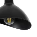 GLOBOSTAR® RIVE  Μοντέρνο Κρεμαστό Φωτιστικό Οροφής με Ντουί 1 x E27 AC 220-240V IP20 - Μάυρο & Χαλκινο - Μ22 x Π20 x Υ22cm