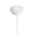GLOBOSTAR® TRIANGLE  Μοντέρνο Κρεμαστό Φωτιστικό Οροφής με Ντουί 1 x E27 AC 220-240V IP20 - Λευκό - Μ24 x Π24 x Υ22cm