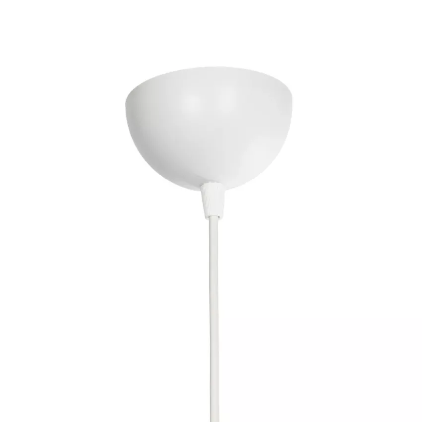 GLOBOSTAR® TRIANGLE  Μοντέρνο Κρεμαστό Φωτιστικό Οροφής με Ντουί 1 x E27 AC 220-240V IP20 - Λευκό - Μ24 x Π24 x Υ22cm