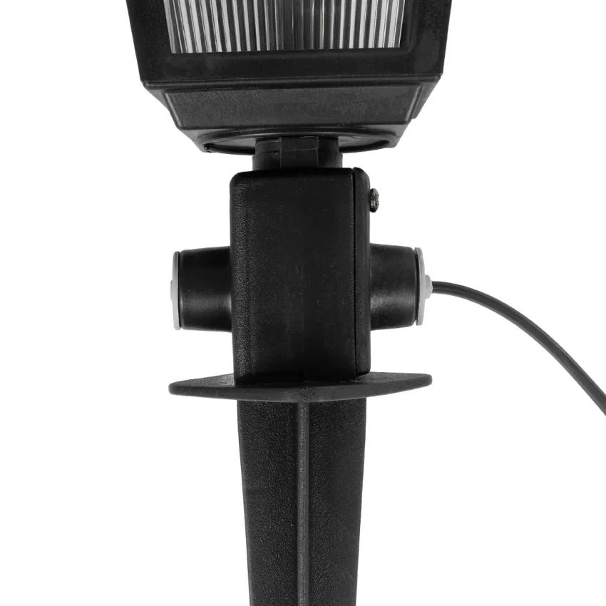 SOLME  Vintage Καρφωτό Φωτιστικό Φαναράκι Μονόφωτο 1 x E27 IP44 Μαύρο Πλαστικό Σώμα - Μ15 x Π15 x Υ50cm