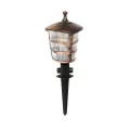 ZARDIN  Vintage Καρφωτό Φωτιστικό Φαναράκι Μονόφωτο 1 x E27 IP44 Χάλκινο Πλαστικό Σώμα - Μ17 x Π17 x Υ45cm