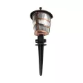 ZARDIN  Vintage Καρφωτό Φωτιστικό Φαναράκι Μονόφωτο 1 x E27 IP44 Χάλκινο Πλαστικό Σώμα - Μ17 x Π17 x Υ45cm