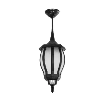 VERDI Vintage Κρεμαστό Φωτιστικό Φαναράκι Μονόφωτο 1 x E27 IP44 Μαύρο Πλαστικό Σώμα - Μ17 x Π17 x Υ52cm VERDI Vintage Κρεμαστό Φωτιστικό Φαναράκι Μονόφωτο 1 x E27 IP44 Μαύρο Πλαστικό Σώμα - Μ17 x Π17 x Υ52cm