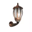 VERDI  Vintage Επιτοίχιο Φωτιστικό Φαναράκι Μονόφωτο 1 x E27 IP44 Χάλκινο Πλαστικό Σώμα - Μ23 x Π17 x Υ40cm