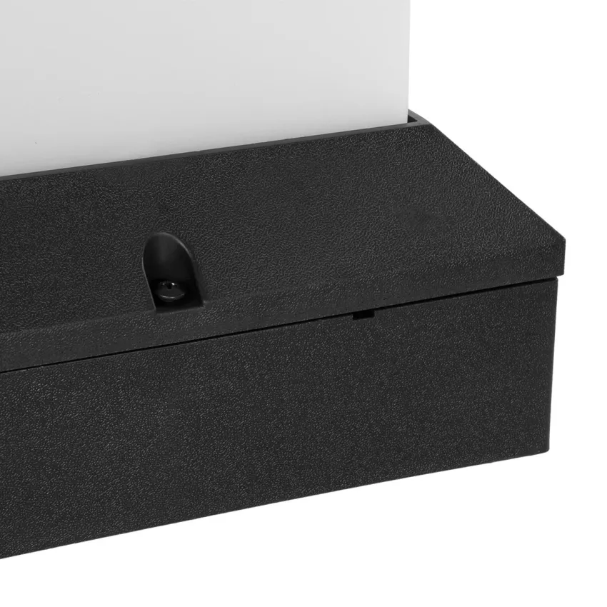 CUBIX  Μοντέρνο Επιδαπέδιο Φωτιστικό Μονόφωτο 1 x E27 IP44 Μαύρο Πλαστικό Σώμα - Μ22.5 x Π22.5 x Υ25cm