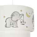 ELEPHANT  Παιδικό Κρεμαστό Φωτιστικό Φιγούρα Μονόφωτο 1 x E27 IP20 Λευκό Ύφασμα - Μ30 x Π30 x Υ70cm