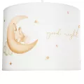GLOBOSTAR® MOON  Παιδικό Κρεμαστό Φωτιστικό Οροφής με Ντουί 1 x E27 AC 220-240V IP20 - Πολύχρωμο - Μ28 x Π28 x Υ24cm