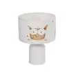 GLOBOSTAR® OWL  Παιδικό Επιτραπέζιο Φωτιστικό Πορτατίφ με Ντουί 1 x E27 AC 220-240V IP20 - Πολύχρωμο - Μ24 x Π24 x Υ32cm