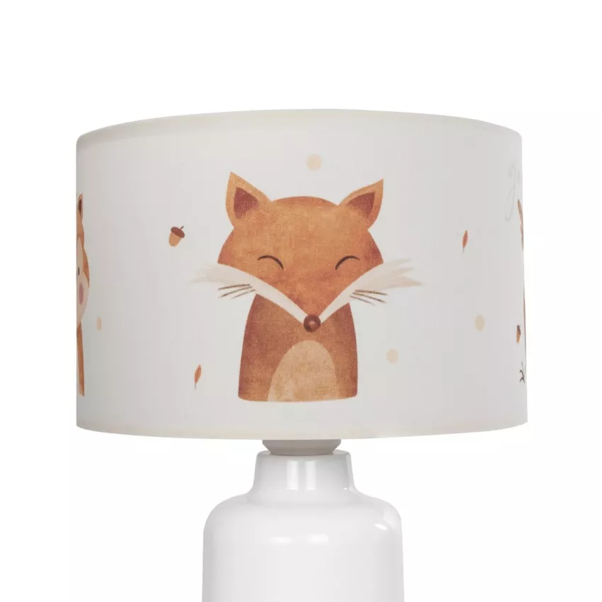 GLOBOSTAR® OWL  Παιδικό Επιτραπέζιο Φωτιστικό Πορτατίφ με Ντουί 1 x E27 AC 220-240V IP20 - Πολύχρωμο - Μ24 x Π24 x Υ32cm