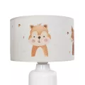 GLOBOSTAR® OWL  Παιδικό Επιτραπέζιο Φωτιστικό Πορτατίφ με Ντουί 1 x E27 AC 220-240V IP20 - Πολύχρωμο - Μ24 x Π24 x Υ32cm