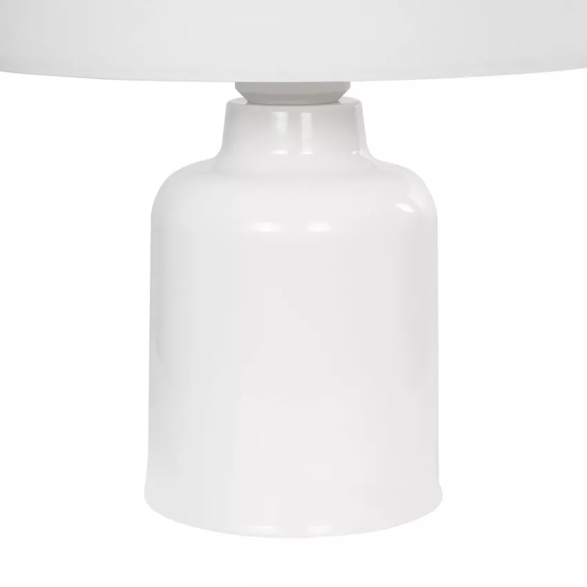 DINO  Παιδικό Eπιτραπέζιο Φωτιστικό Πορτατίφ Μονόφωτο 1 x E27 IP20 Πολύχρωμο Ύφασμα με Λευκό Πλαστικό - Μ24 x Π24 x Υ32cm