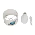 GLOBOSTAR® SATURN  Παιδικό Επιτραπέζιο Φωτιστικό Πορτατίφ με Ντουί 1 x E27 AC 220-240V IP20 - Πολύχρωμο - Μ24 x Π24 x Υ32cm