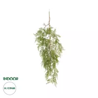 Τεχνητός Κήπος HANGING FERN  Τεχνητό Διακοσμητικό Κρεμαστό Φυτό Φτέρης Μ32 x Π14 x Υ96cm