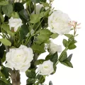 Τεχνητός Κήπος WHITE ROSES  Τεχνητό Διακοσμητικό Δέντρο Τριανταφυλλιά Μ50 x Π50 x Υ90cm