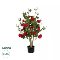 Τεχνητός Κήπος RED ROSES  Τεχνητό Διακοσμητικό Δέντρο Τριανταφυλλιά Μ50 x Π50 x Υ90cm
