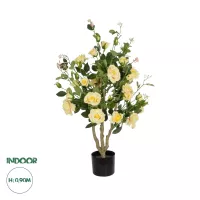 Τεχνητός Κήπος YELLOW ROSES  Τεχνητό Διακοσμητικό Δέντρο Τριανταφυλλιά Μ50 x Π50 x Υ90cm