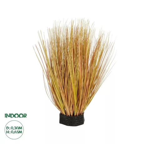 Τεχνητός Κήπος GRASS BUSH  Τεχνητό Διακοσμητικό Φυτό Θάμνος Γρασίδι Μ30 x Π20 x Υ65cm