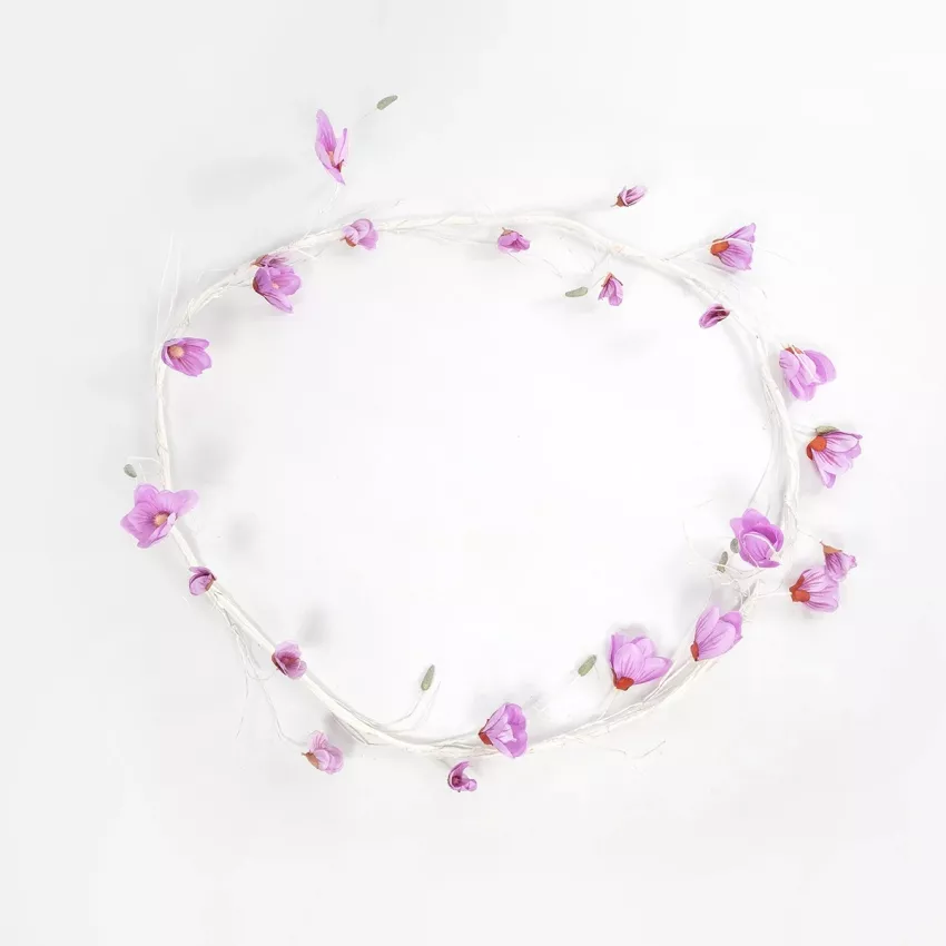 Τεχνητός Κήπος MAGNOLIA FLOWER VINE  Τεχνητό Διακοσμητικό Φυτό Λευκή & Ροζ Μανόλια Μ20 x Π20 x Υ300cm