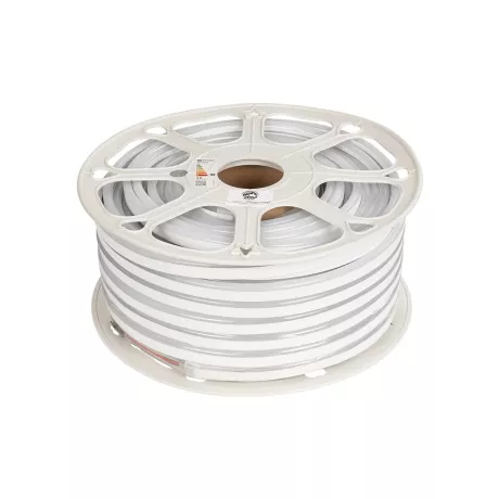 GLOBOSTAR® NEOVALE  Ταινία Neon Flex LED 18W/m 900lm/m 120° DC 24V Αδιάβροχο IP65 60 x SMD5050 Chip/m Πολύχρωμο RGB Dimmable - Sanan SMD Chip - Μ100 x Π0.8 x Υ1.6cm