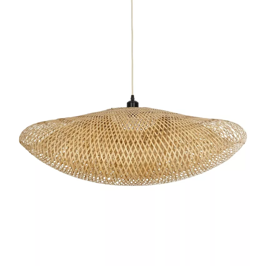 GLOBOSTAR® MEXICO  Boho Κρεμαστό Φωτιστικό Οροφής με Ντουί 1 x E27 AC 220-240V IP20 - Μπεζ - Μ85 x Π55 x Υ36cm