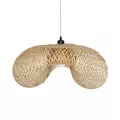 GLOBOSTAR® MEXICO  Boho Κρεμαστό Φωτιστικό Οροφής με Ντουί 1 x E27 AC 220-240V IP20 - Μπεζ - Μ85 x Π55 x Υ36cm