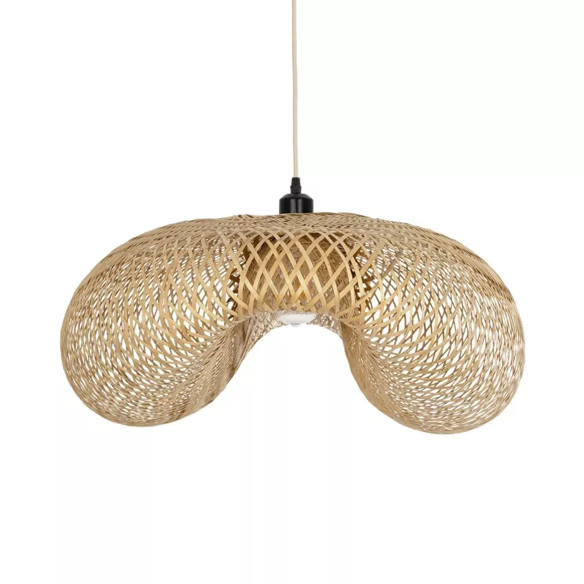 GLOBOSTAR® MEXICO  Boho Κρεμαστό Φωτιστικό Οροφής με Ντουί 1 x E27 AC 220-240V IP20 - Μπεζ - Μ85 x Π55 x Υ36cm