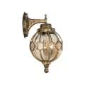 ETOILE  Vintage Επιτοίχιο Φωτιστικό Απλίκα Μονόφωτο 1 x E27 IP20 Καφέ & Χρυσό Μέταλλο με Μελί Γυαλί - Φ18 x Υ27cm