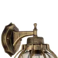 ETOILE  Vintage Επιτοίχιο Φωτιστικό Απλίκα Μονόφωτο 1 x E27 IP20 Καφέ & Χρυσό Μέταλλο με Μελί Γυαλί - Φ18 x Υ27cm