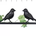 NEST  Vintage Κρεμαστό Φωτιστικό Φιγούρα Τρίφωτο 3 x E27 IP20 Μαύρο Μέταλλο με Πράσινο Πλαστικό - Μ85.5 x Π37.5 x Y38cm