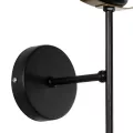 GLOBOSTAR® SOPA  Μοντέρνο Φωτιστικό Τοίχου - Απλίκα με Ντουί 1 x E27 AC 220-240V IP20 - Μαύρο - Μ23 x Π15 x Υ51cm