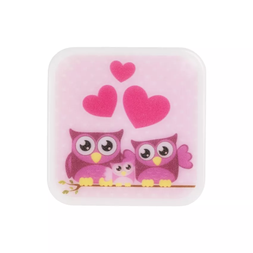 KIDDO  Παιδικό Φωτιστικό Νυκτός LED 1W 95lm 360° AC220-240V IP20 Ψυχρό Λευκό 6000K- Μ5.5 x Π5.5 x Υ8cm