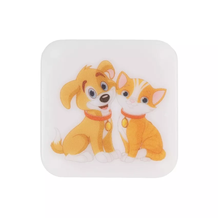 KIDDO  Παιδικό Φωτιστικό Νυκτός LED 1W 95lm 360° AC220-240V IP20 Ψυχρό Λευκό 6000K - Μ5.5 x Π5.5 x Υ8cm