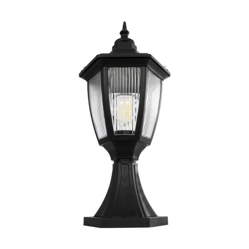 ENGLAND Vintage Επιδαπέδιο Φωτιστικό Φαναράκι Μονόφωτο 1 x E27 IP44 Μαύρο Πλαστικό - Μ20 x Π20 x Υ45cm ENGLAND Vintage Επιδαπέδιο Φωτιστικό Φαναράκι Μονόφωτο 1 x E27 IP44 Μαύρο Πλαστικό - Μ20 x Π20 x Υ45cm