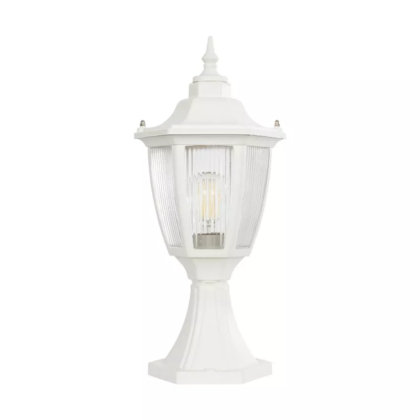 ENGLAND Vintage Επιδαπέδιο Φωτιστικό Φαναράκι Μονόφωτο 1 x E27 IP44 Λευκό Πλαστικό - Μ20 x Π20 x Υ45cm ENGLAND Vintage Επιδαπέδιο Φωτιστικό Φαναράκι Μονόφωτο 1 x E27 IP44 Λευκό Πλαστικό - Μ20 x Π20 x Υ45cm