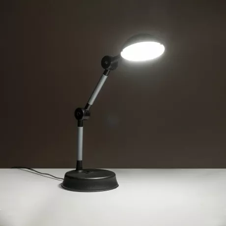 Μοντέρνο Επιτραπέζιο Φωτιστικό LED 6W 540lm 360° AC220-240V IP20 Ψυχρό Λευκό 6000K Μαύρο Πλαστικό - Μ20 x Π14.5 xΥ33cm