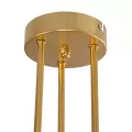 GLOBOSTAR® SPIDI  Μοντέρνο Φωτιστικό Οροφής με Ντουί 6 x E27 AC 220-240V IP20 - Χρυσό - Μ61 x Π61 x Υ25cm