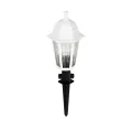 VITRO  Vintage Καρφωτό Φωτιστικό Φαναράκι Μονόφωτο 1 x E27 IP44 Λευκό Πλαστικό Σώμα - Μ16 x Π16 x Υ51cm