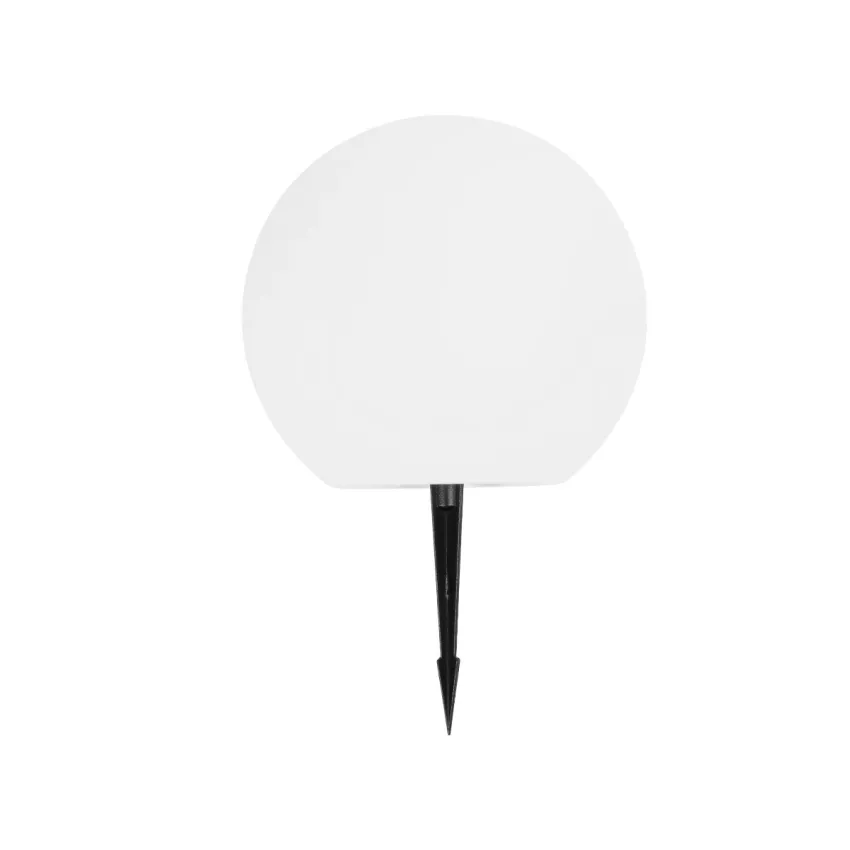 GLOBOSTAR® GARDENGLOW  Μοντέρνο Φωτιστικό Κήπου Μπάλα με IR Ασύρματο Χειριστήριο LED 3W 240lm 360° DC 5V με USB-C με Ενσωματωμένο Φωτοβολταϊκό Panel 6V 1W & Επαναφορτιζόμενη Μπαταρία Li-ion 3.7V 2x18650 1400mAh Αδιάβροχο IP54 Πολύχρωμο RGBW Dimmable -