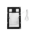 GLOBOSTAR® GARDENGLOW  Μοντέρνο Φωτιστικό Κήπου Μπάλα με IR Ασύρματο Χειριστήριο LED 3W 240lm 360° DC 5V με USB-C με Ενσωματωμένο Φωτοβολταϊκό Panel 6V 1W & Επαναφορτιζόμενη Μπαταρία Li-ion 3.7V 2x18650 1400mAh Αδιάβροχο IP54 Πολύχρωμο RGBW Dimmable -