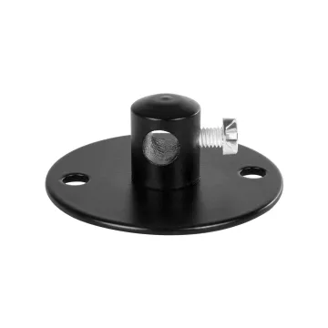 DIY  Επιτοίχιο Εξάρτημα Στήριξης Καλωδίου Φωτιστικού - Φ4.5 x Υ2cm - Μαύρο - Σιλικόνης