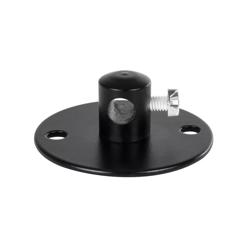 DIY  Επιτοίχιο Εξάρτημα Στήριξης Καλωδίου Φωτιστικού - Φ4.5 x Υ2cm - Μαύρο - Σιλικόνης