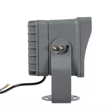 GLOBOSTAR® FLOODXENA  Προβολέας Σποτ Wall Washer LED 24W 2880lm 10° AC 220-240V Αδιάβροχο IP65 Ψυχρό Λευκό 6000K - Bridgelux SMD Chip - Γκρι Ανθρακί - Μ18 x Π13.5 x Υ18cm